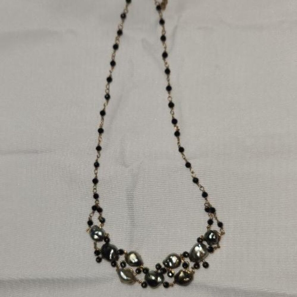 Vintage Michael Michaud freshwater pearl Necklace - Picture 3 of 4